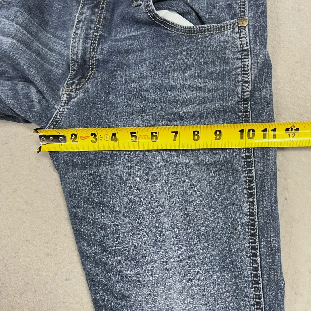 Wrangler 20X Mens Relaxed Fit Straight Leg Blue Denim Jeans 34x30 Fits 32x29 - Picture 9 of 10